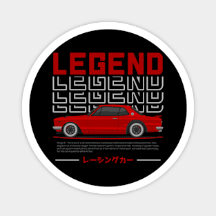 Tuner Red Hakosuka JDM Magnet